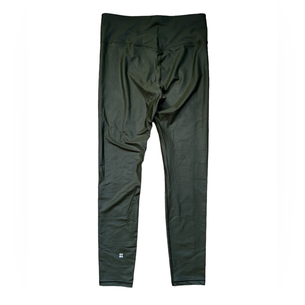 Sweaty Betty High Shine Workout Leggings Dark Forest Green XL NWT - Picture 2 of 12